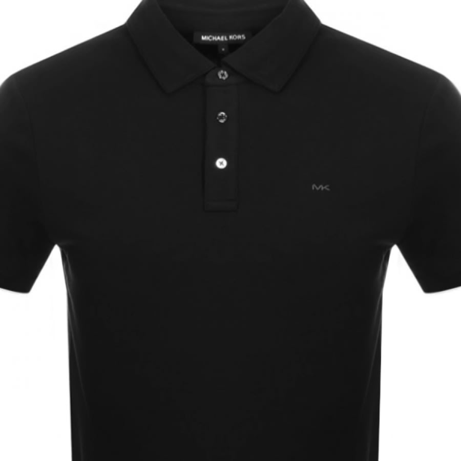Alternative Image for ProductMichael Kors Sleek Polo T Shirt Black2